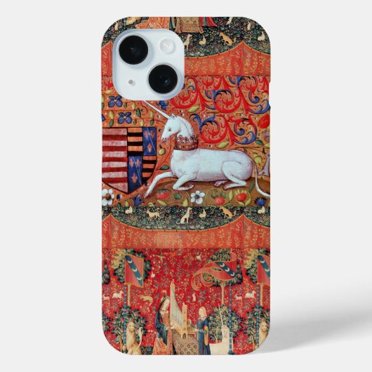 COQUES Case-Mate iPhone UNICORN, FLEURS D'IMAGINAIRE MÉDIÉVAL, FLORALE (Verso)