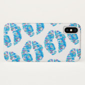 Coques Case-Mate iPhone UNICORN Iridescente Aqua Foil Metallic KISS LIPS (Dos (Horizontal))