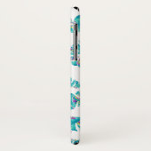 Coques Case-Mate iPhone UNICORN Iridescente Turquoise Foil Metallic KISS L (Dos/Gauche)