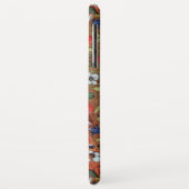 Coques Case-Mate iPhone UNICORN Monogramme de parchemin Brown (Dos/Gauche)