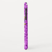 Coques Case-Mate iPhone Unicorne à Parties scintillant violette (Dos/Gauche)