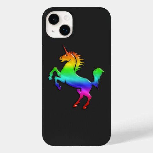 Coques Case-Mate iPhone Unicorne arc-en-ciel (Verso)
