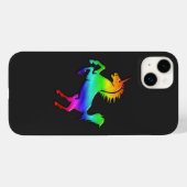 Coques Case-Mate iPhone Unicorne arc-en-ciel (Verso (horizontal))