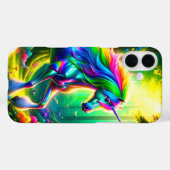 Coques Case-Mate iPhone Unicorne arc-en-ciel (Verso (horizontal))