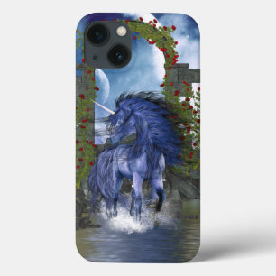 iPhone 13 Case Unicorne bleue 2