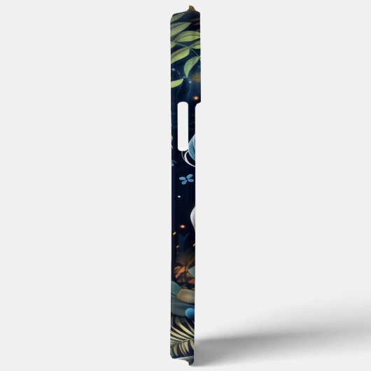 Coques Case-Mate iPhone Unicorne et fleurs design imaginaire (Verso / Droite)