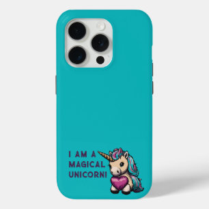Coque iPhone 15 Pro Unicorne magique