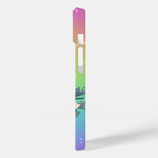 Coques Case-Mate iPhone unicorne magique mignonne ajouter nom (Verso / Gauche)