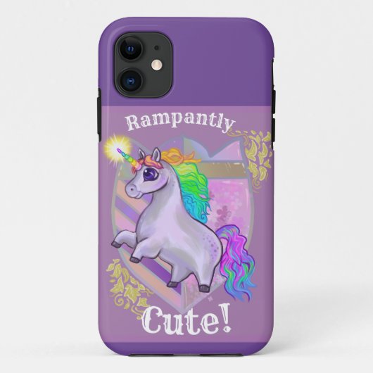 Coques Case-Mate iPhone Unicorne mignonne (Dos)