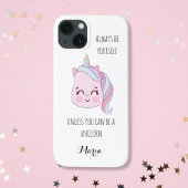 Coques Case-Mate iPhone Unicorne rose mignonne