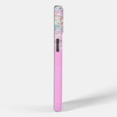 Coques Case-Mate iPhone Unicorne rose mignonne Parties scintillant arc-en- (Verso / Droite)