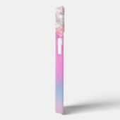 Coques Case-Mate iPhone Unicorne rose mignonne Parties scintillant arc-en- (Verso / Droite)
