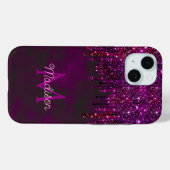 Coques Case-Mate iPhone Unicorne rouge mignon Unicorne Parties scintillant (Verso (horizontal))