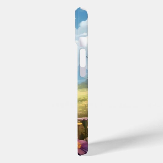 Coques Case-Mate iPhone Unicorne sur Meadow (Verso / Gauche)