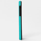 Coques Case-Mate iPhone Unicorne Turquoise Personnalisée (Dos/Gauche)