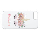 Coques Case-Mate iPhone Unicorne, Visage Unicorne, personnalisée, girly, f (Dos (Horizontal))