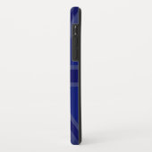 Coques Case-Mate iPhone Union Jack bleue élégante (Dos/Gauche)