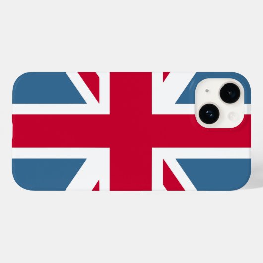 Coques Case-Mate iPhone Union Jack britannique (Verso (horizontal))