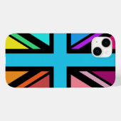 Coques Case-Mate iPhone Union Jack/Drapeau Multicolore+Noir (Verso (horizontal))