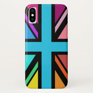 Case-Mate iPhone Case Union Jack/Drapeau Multicolore+Noir