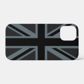 Coques Case-Mate iPhone Union Jack en noir gras (Verso (horizontal))