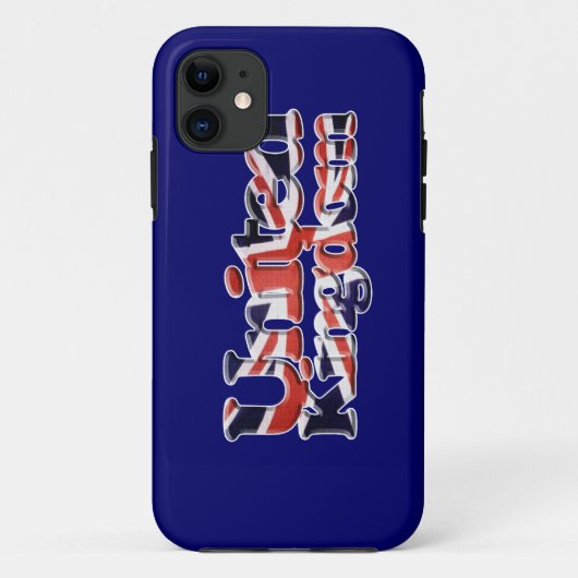 Coques Case-Mate iPhone Union Jack Royaume-Uni Drapeau Patriotique Art (Dos)