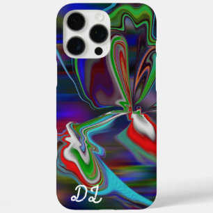 Coques iPhone 16 Pro Max Unique Abstrait Marbré Liquifié & Coloré