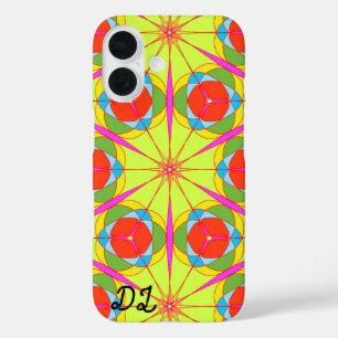 Coques iPhone 16 Unique Abstrait Marbré Liquifié & Coloré