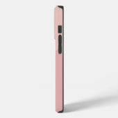 Coques Case-Mate iPhone Unique Feminine Jolie rose Motif géométrique (Verso / Gauche)