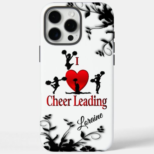Coques Case-Mate iPhone Unique I Heart Cheerleading Personal (Verso)