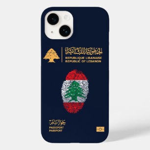 Coque Pour iPhone 14 Unique Liban Voyage Passeport Imprimer Souvenir