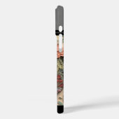 Coques Case-Mate iPhone Unique monogramme Wolf and Flowers (Verso / Gauche)