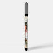 Coques Case-Mate iPhone Unique monogramme Wolf and Flowers (Verso / Droite)