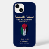 Coques Case-Mate iPhone Unique Palestine Travel Passport Imprimer Souvenir (Verso)