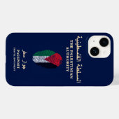Coques Case-Mate iPhone Unique Palestine Travel Passport Imprimer Souvenir (Verso (horizontal))