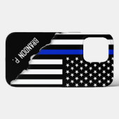 Coques Case-Mate iPhone Unique regard déchiré | Drapeau de police de la Li (Verso (horizontal))