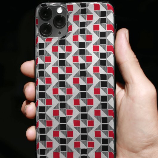 Coques Case-Mate iPhone Unique rouge et noir Moderne esthétique
