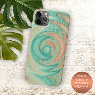 Case-Mate iPhone Case Unique Turquoise Vert Turquoise Bleu Orange Tourbi