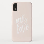 Coques Case-Mate iPhone Uniquement l'amour rose (Dos)