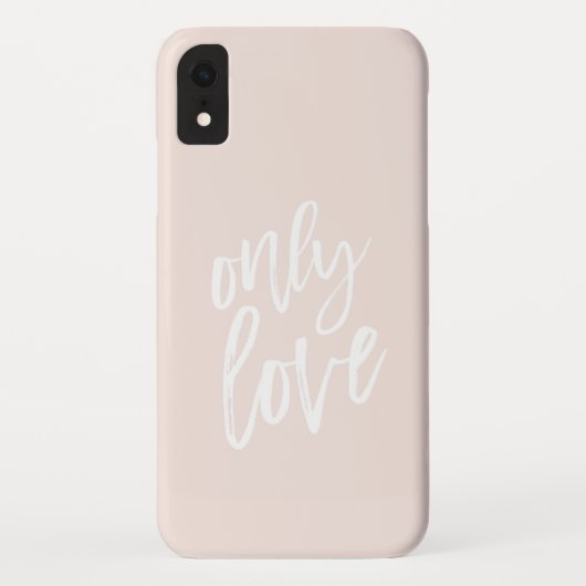 Coques Case-Mate iPhone Uniquement l'amour rose (Dos)