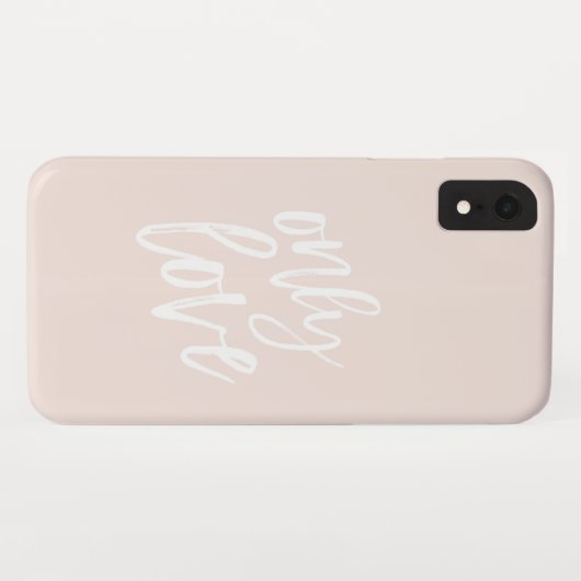 Coques Case-Mate iPhone Uniquement l'amour rose  (Dos (Horizontal))