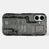Coques Case-Mate iPhone UNIT-77 #036 : Passerelle Neuronale ABCFE93 (Verso (horizontal))