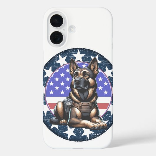 Coques Case-Mate iPhone Unité de chiens de police militaire K9 (Verso)