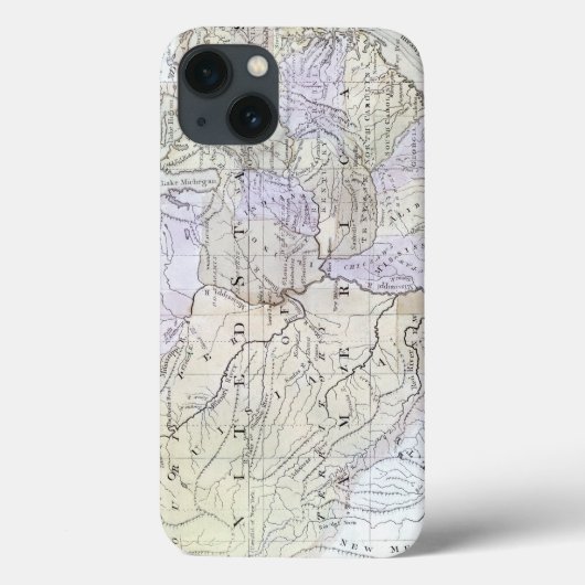Coques Case-Mate iPhone UNITED STATES MAP, c1812 (Verso)