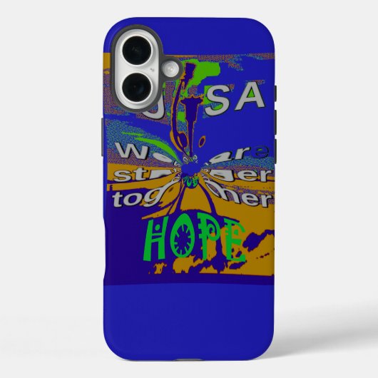 Coques Case-Mate iPhone United USA Hope Stronge Together (Verso)