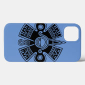 Coques Case-Mate iPhone Univers aztèque (Verso (horizontal))