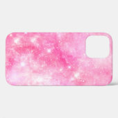 Coques Case-Mate iPhone Univers de galaxie rose (Verso (horizontal))