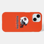 Coques Case-Mate iPhone Université d'Auburn | Auburn Football (Verso (horizontal))