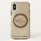 Coques Case-Mate iPhone Université de Beringia Mammoth Seal (Dos)