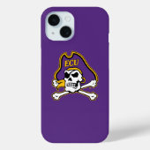 Coques Case-Mate iPhone Université de Caroline de l'Est | Pirates écus (Verso)